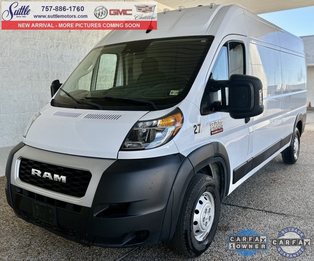 2022 RAM ProMaster 2500 Cargo Van High Roof 159" WB