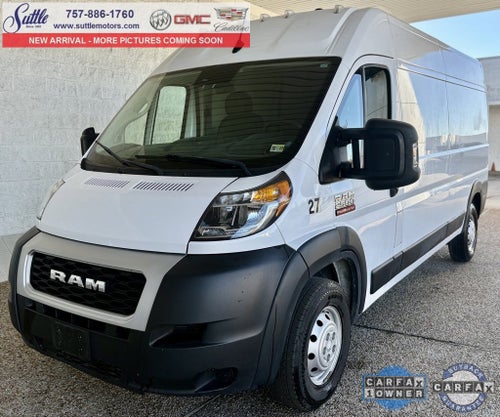 2022 RAM ProMaster 2500 Cargo Van High Roof 159" WB