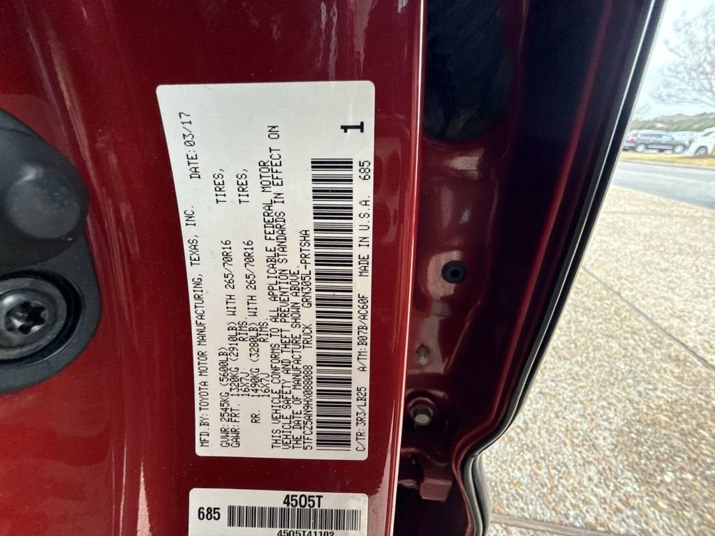 2017 Toyota Tacoma SR5 V6