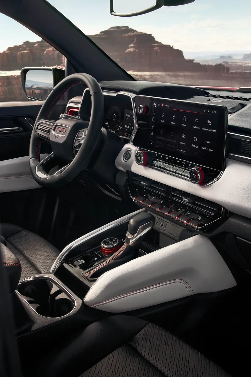 2026 GMC Canyon infotainment system at Suttle Motors in Newport News VA